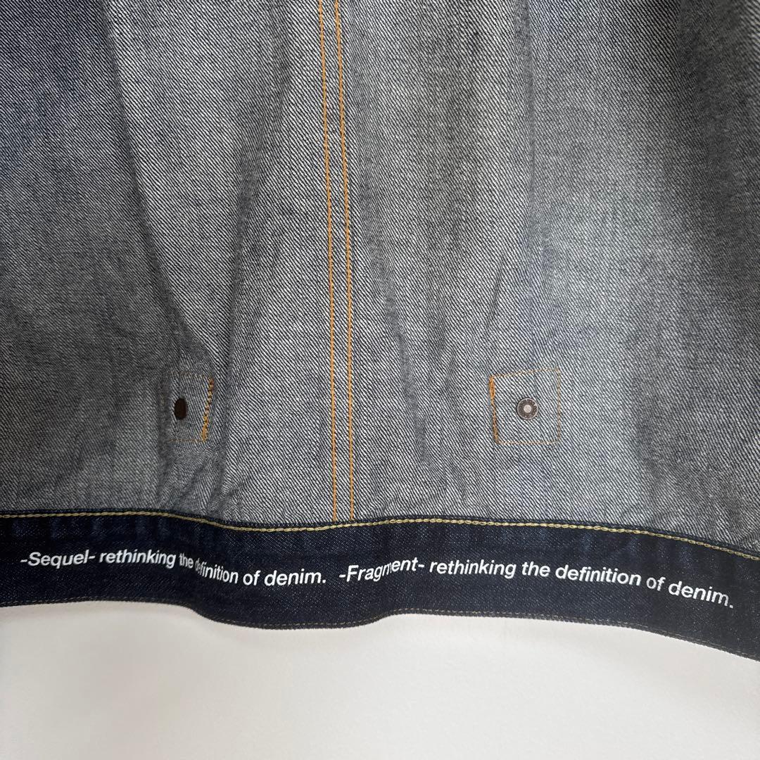 シークエル × フラグメント　デニムジャケット L