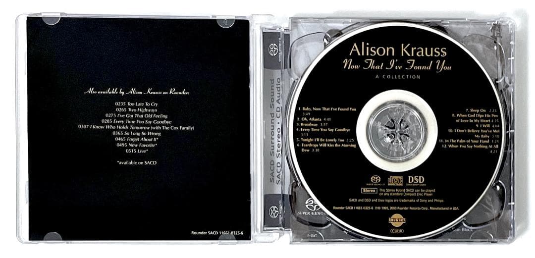 SACD アリソン・クラウス NOW THAT I'VE FOUND YOU