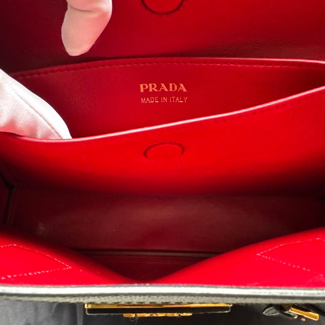 プラダ サフィアーノ2wayバッグ ブラック 黒 PRADA ミラノ本店購入
