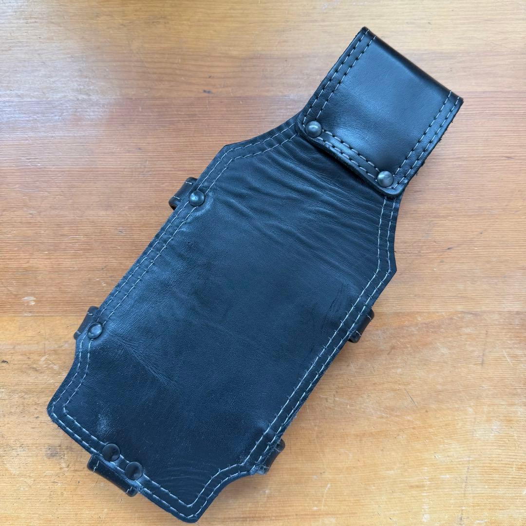 KADOYA ブラック レザー ウォレットホルスター ウォレットホルダー美品