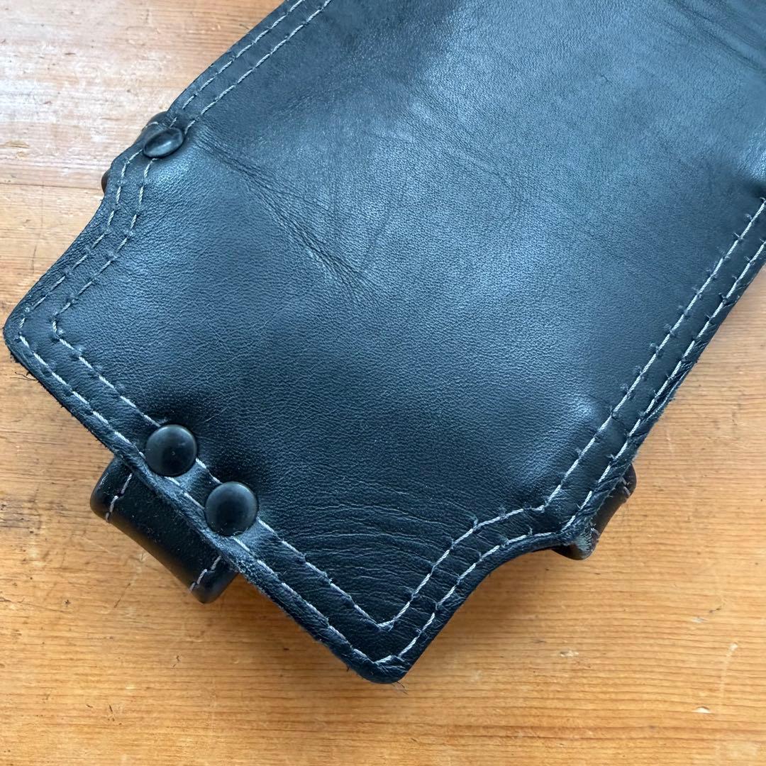 KADOYA ブラック レザー ウォレットホルスター ウォレットホルダー美品