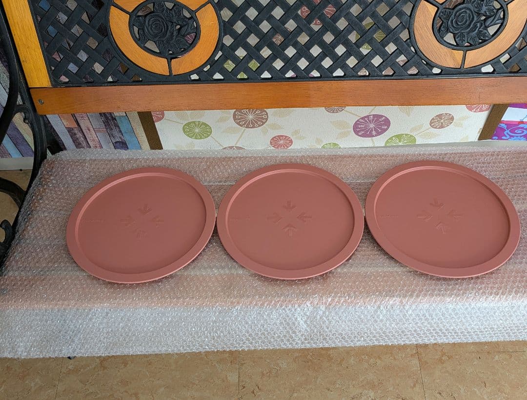 タッパーウェア　スーパーキャニスター　ハーフ　３個セット