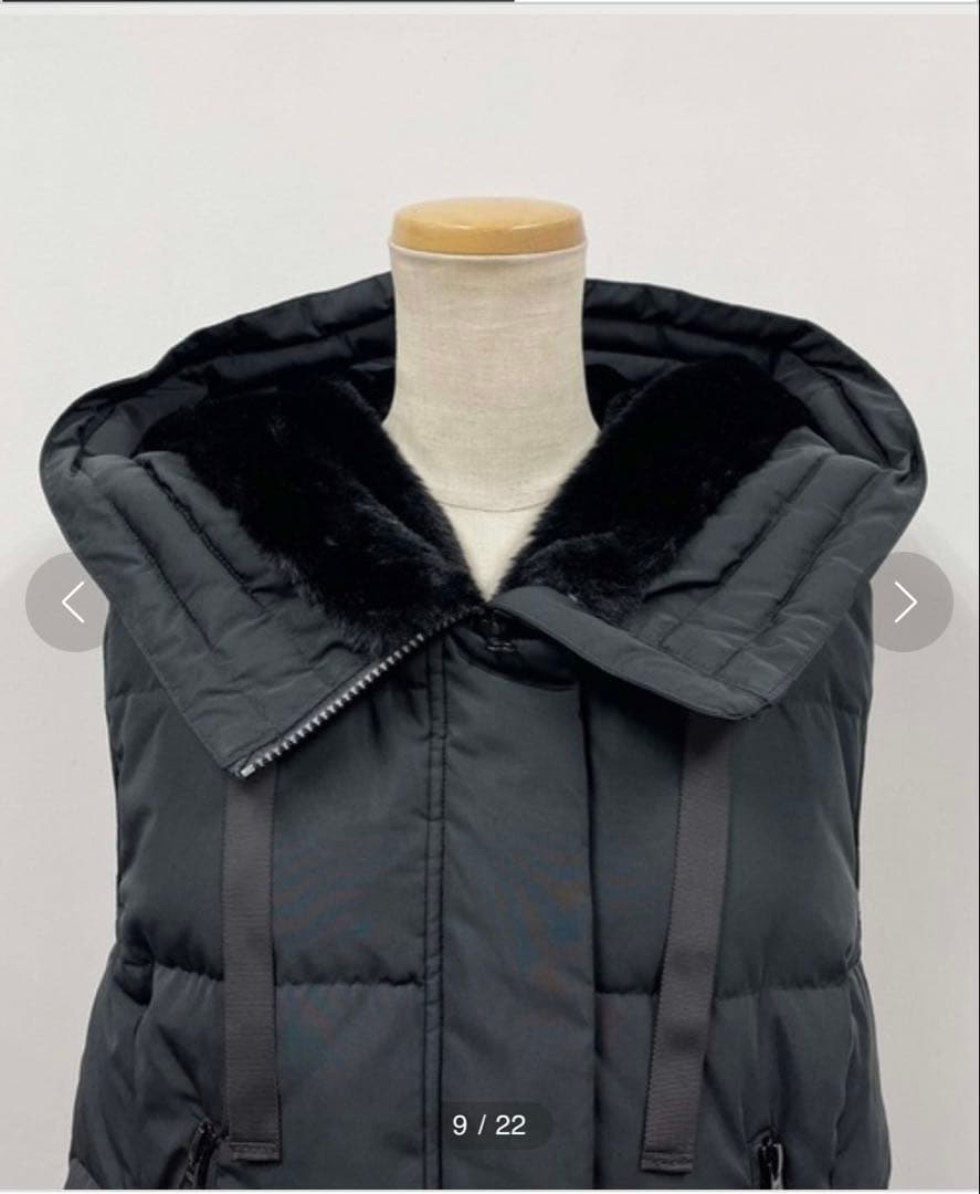 タグ付き Designaera デザインアエラ ダウンベスト ペプラム 2way