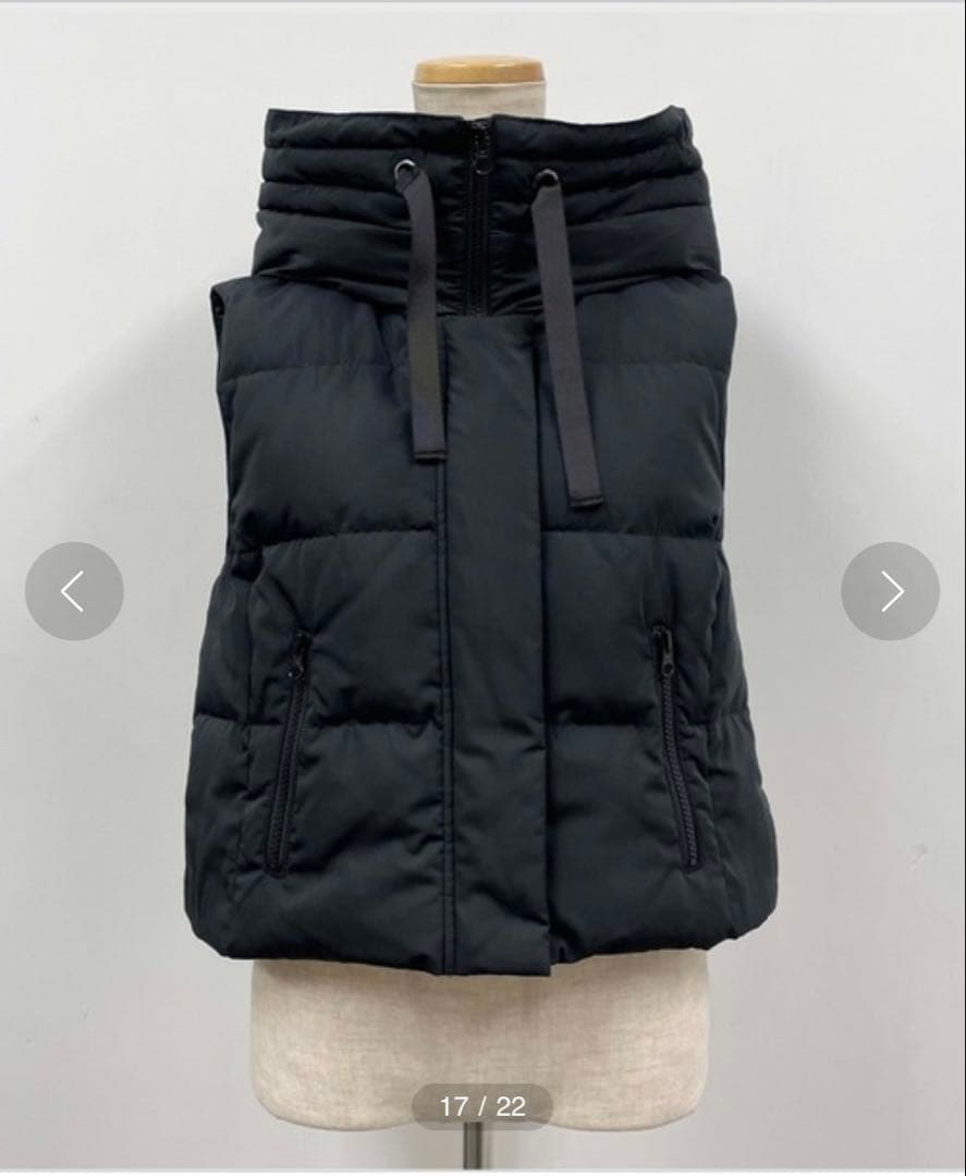 タグ付き Designaera デザインアエラ ダウンベスト ペプラム 2way