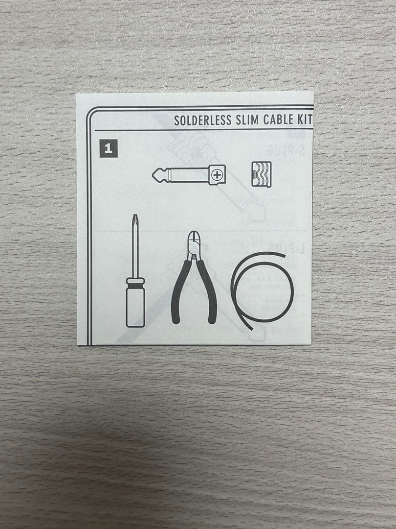 Free the tone ソルダーレスSLKSLIMプラグ30個ケーブル約5m