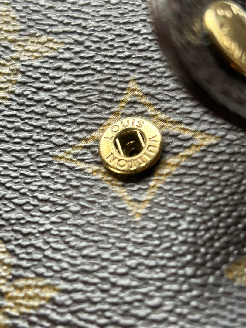 ✨【ルイヴィトン】　廃盤⭐️二つ折り財布 モノグラム　コンパクトジップ
