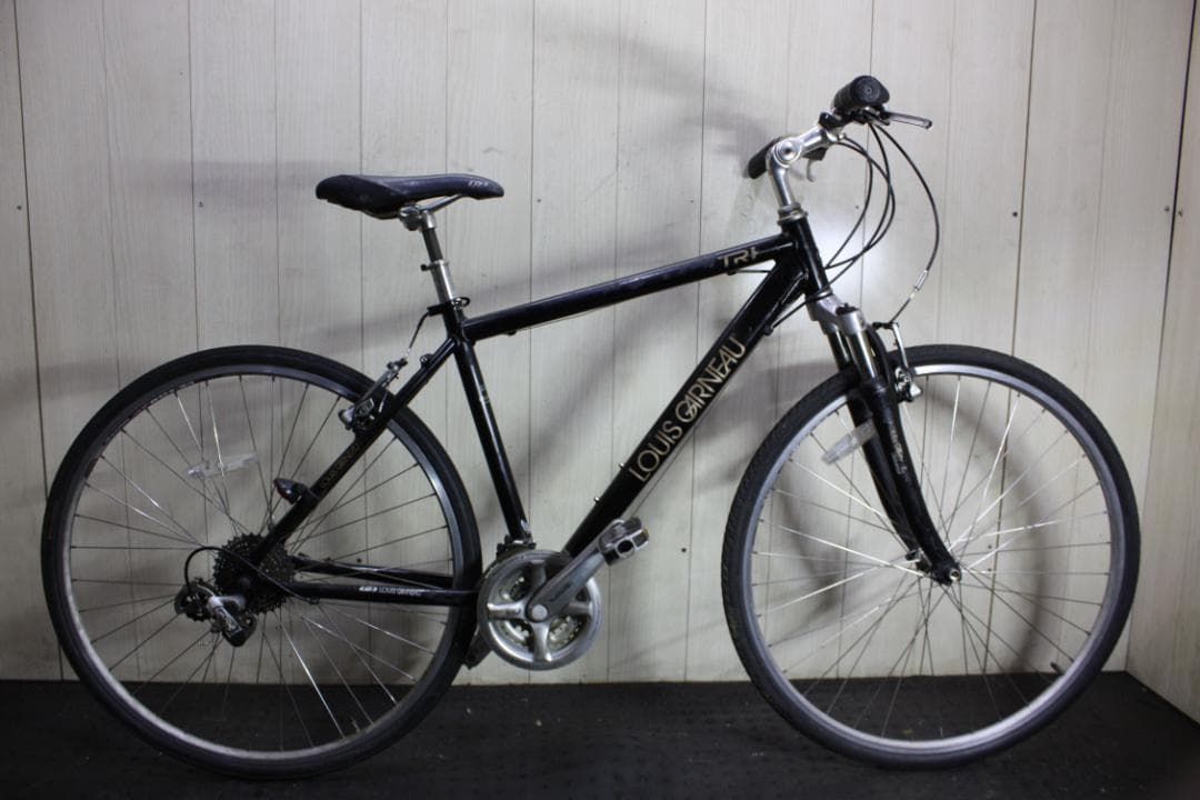 ルイガノ LGS-TR1 700C アルミ シマノ24速 470mm BLACK