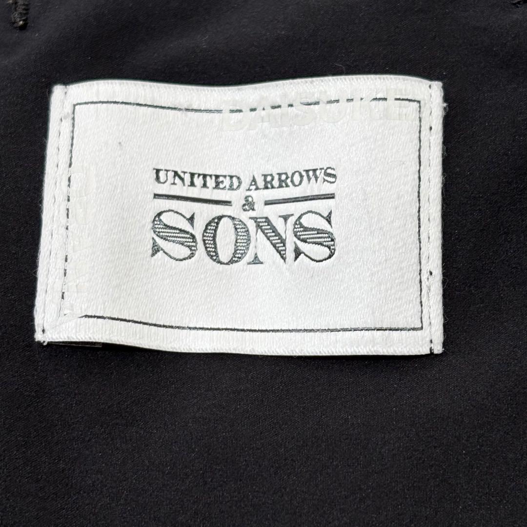 近年モデル　ユナイテッドアローズアンドサンズ　ジャケット　ノーカラー　ジップ　L