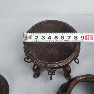 五足帝王炉 薫香炉 装飾品 工芸品美術品 置物
