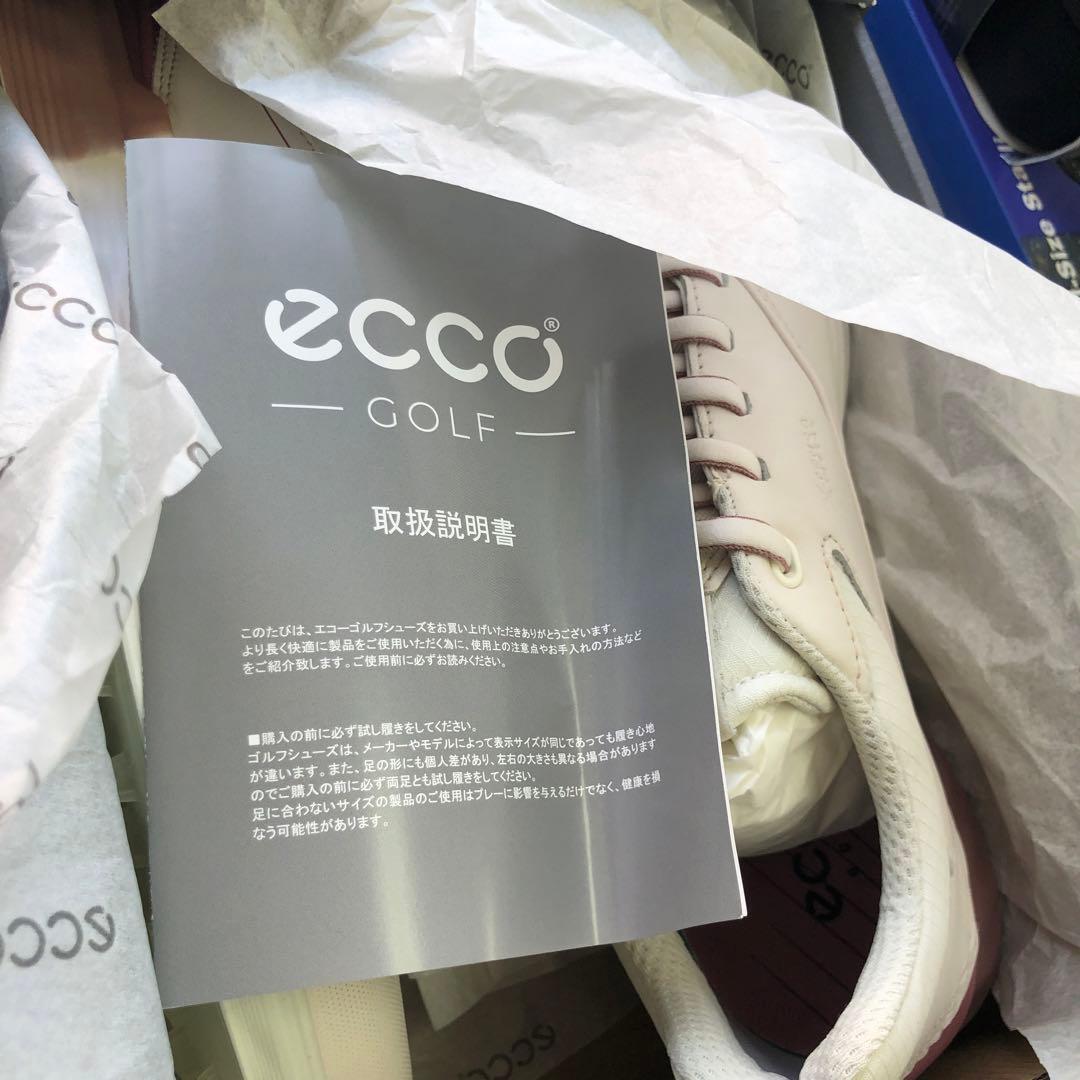 ECCO Golf S Threeウィメンズ レザーGoreTexゴルフシューズ