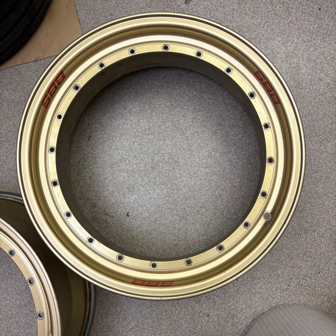 ☆希少 BBS LM F1 フルゴールド 18インチ8J 2本 リムのみ