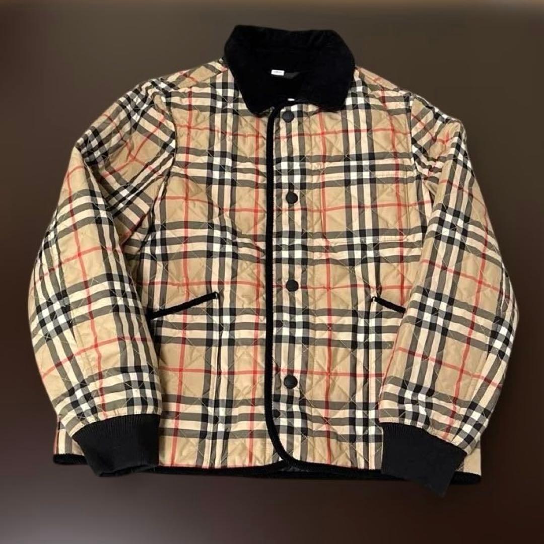 BURBERRY キッズ チェック柄 キルティングジャケット 8Y 130
