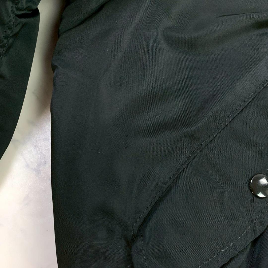 80s USA製 ALPHA MA-1 フライトジャケット 黒 L　D975