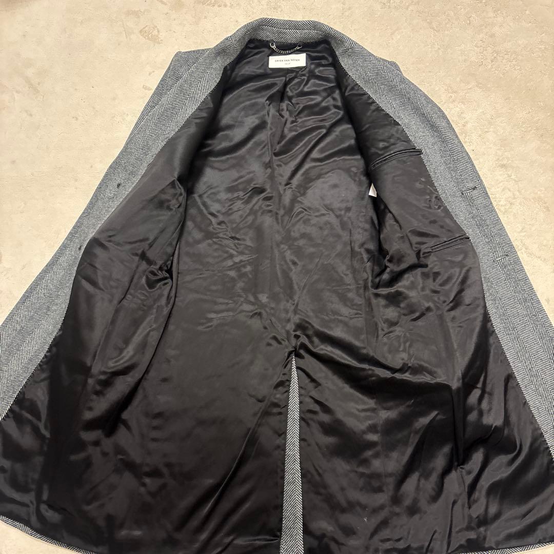 最高級⭐️美品 DRIES VAN NOTEN ヘリンボーン　チェスターコート