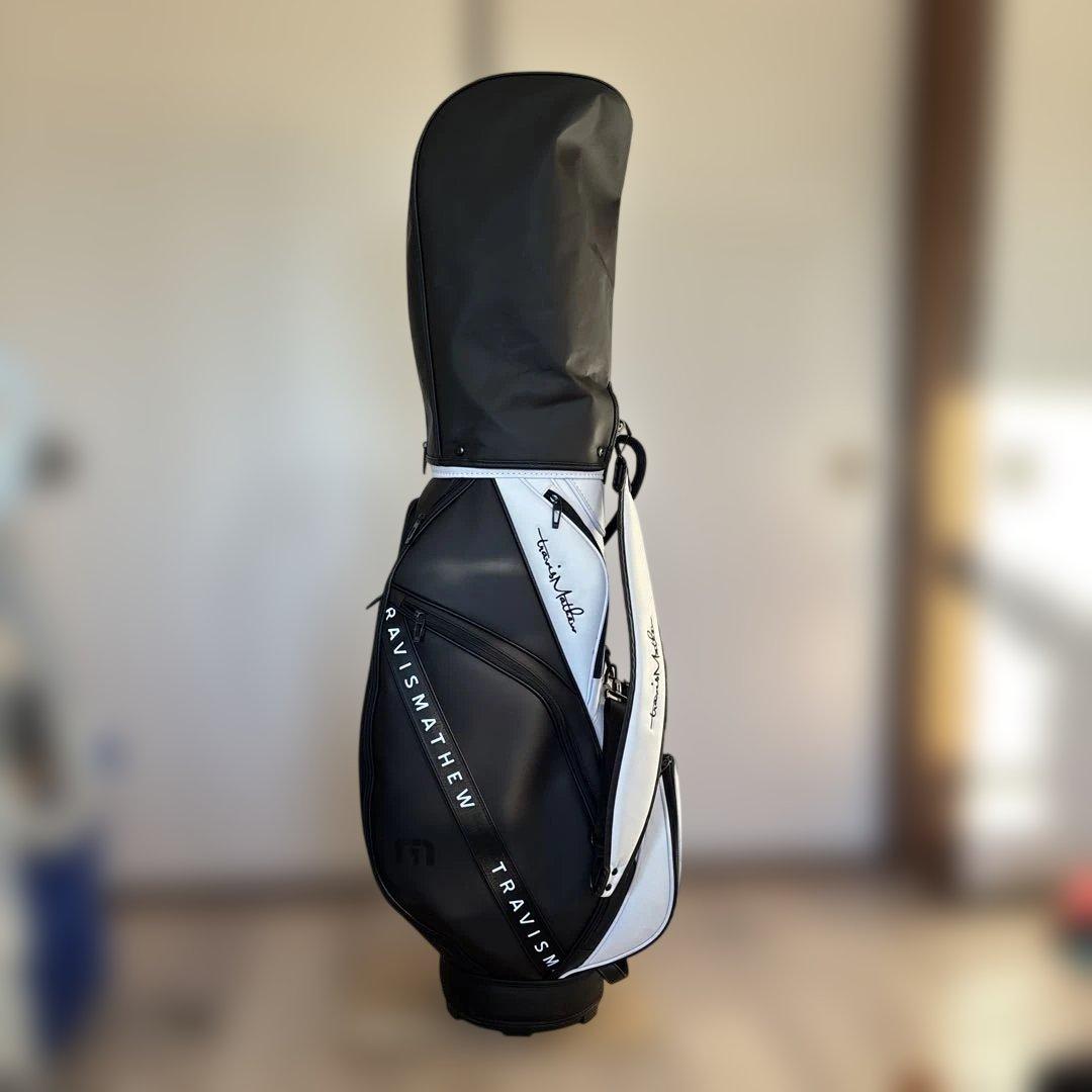 ‼️最終値下げ‼️ トラヴィスマシュー スタンドキャディバッグ ホワイト/ブラック