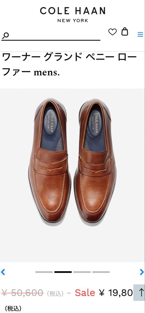 [Sotosh様]COLE HAAN ペニーローファー 25.5cm