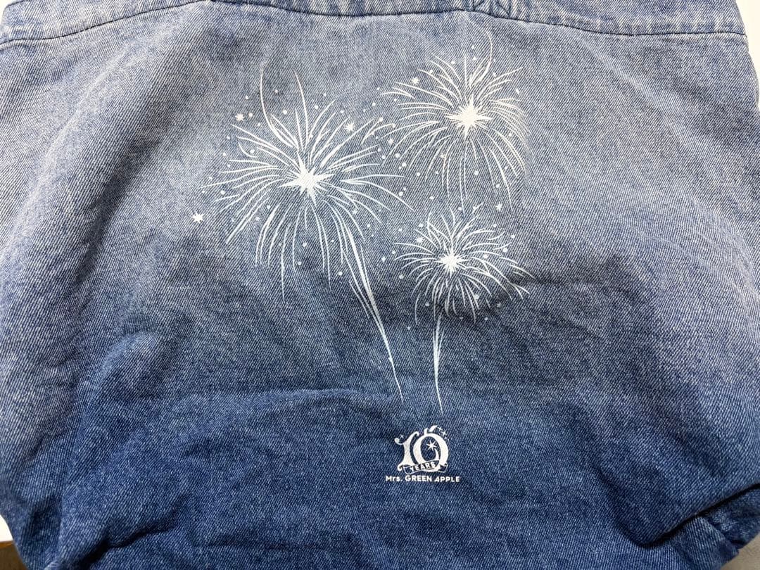 FJORDデニムトートバッグ ミセスグリーンアップル