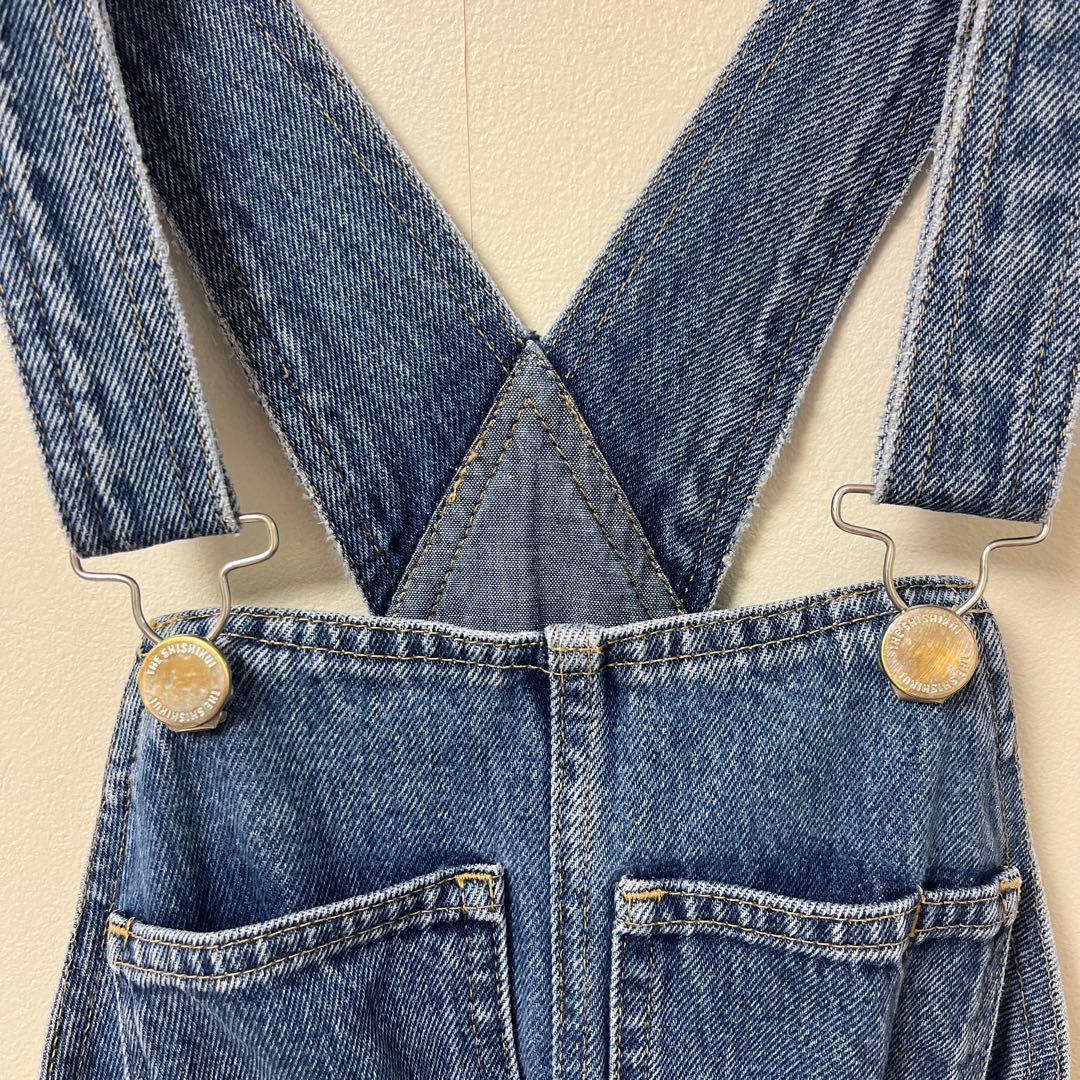 shishikui　jumpsuit　デニムオーバーオール　シシクイ　サロペット