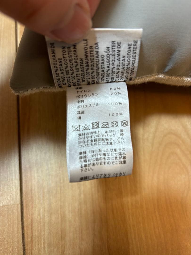 HERMES 2トーン クッション グレー