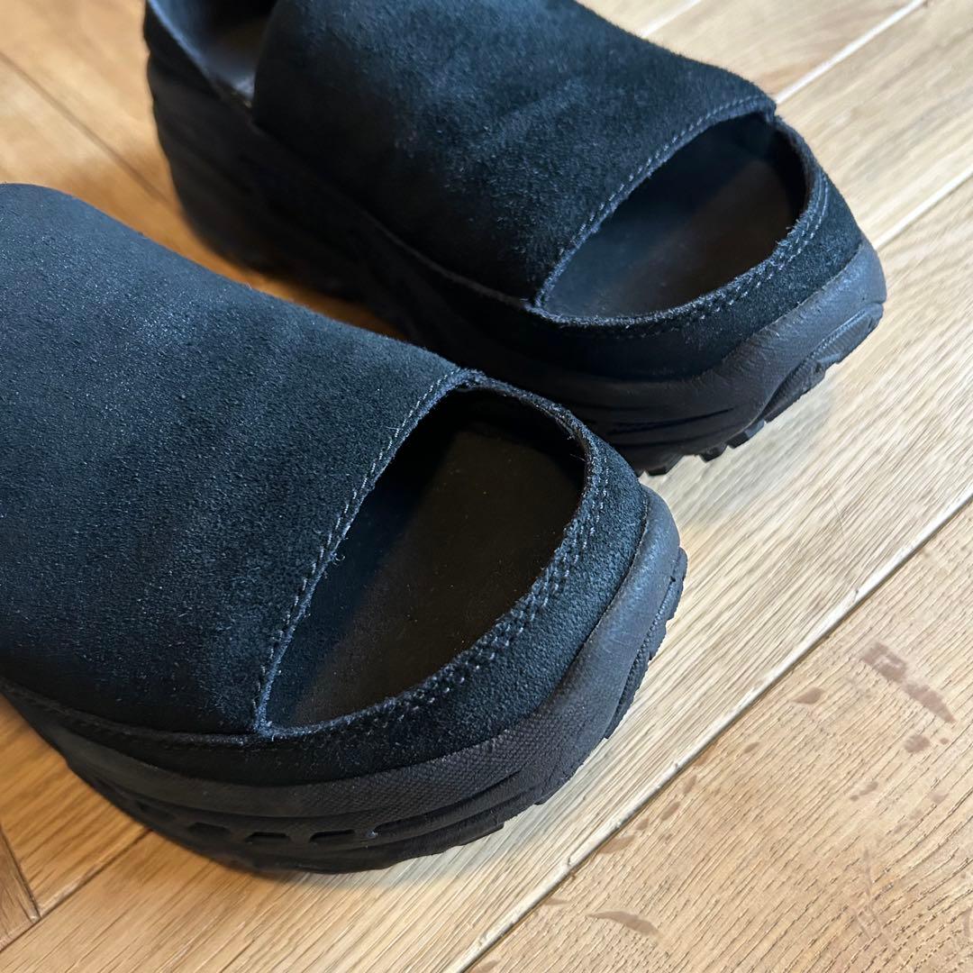 N.HOOLYWOOD × UGG サンダル 26.5cm 厚底 スエード 黒