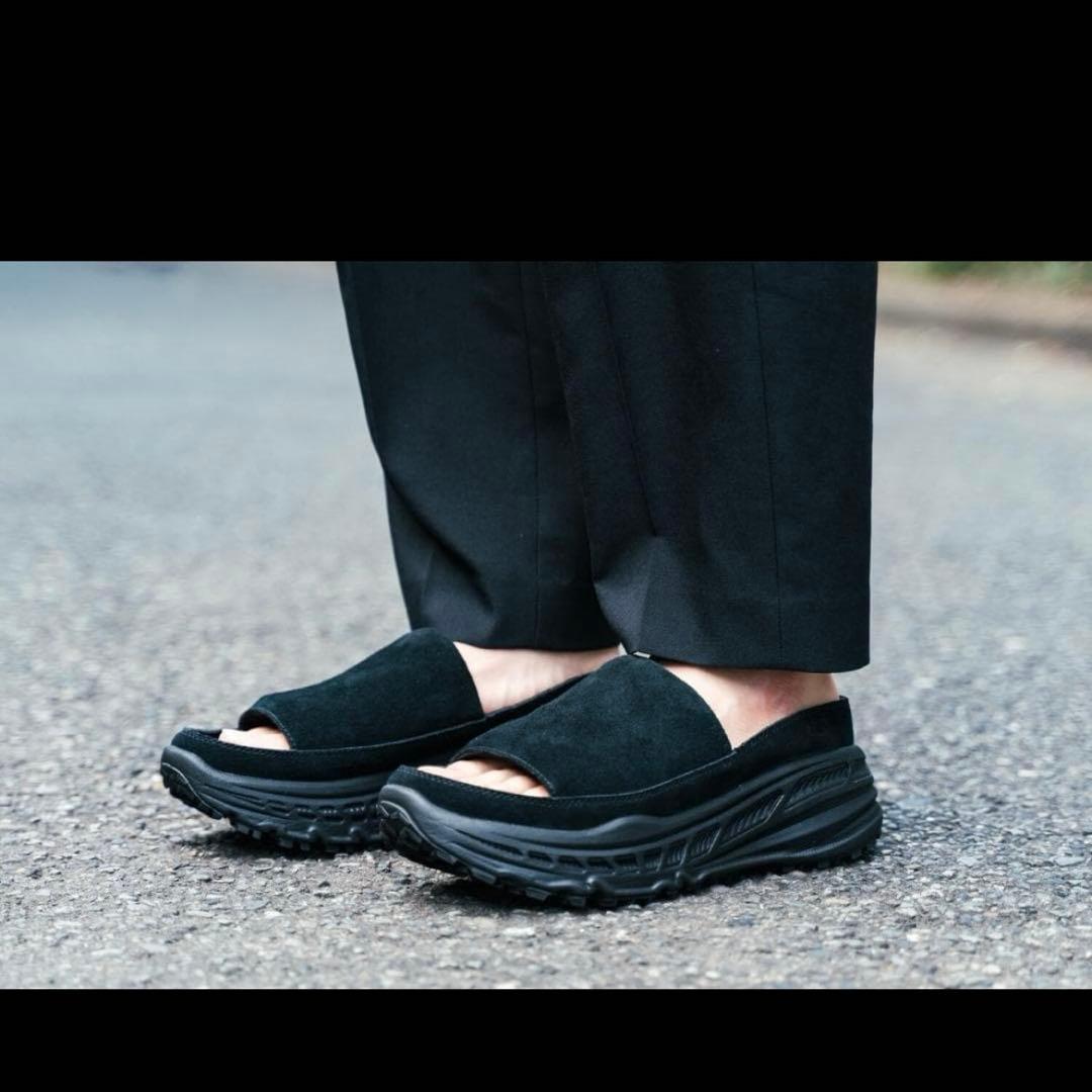 N.HOOLYWOOD × UGG サンダル 26.5cm 厚底 スエード 黒