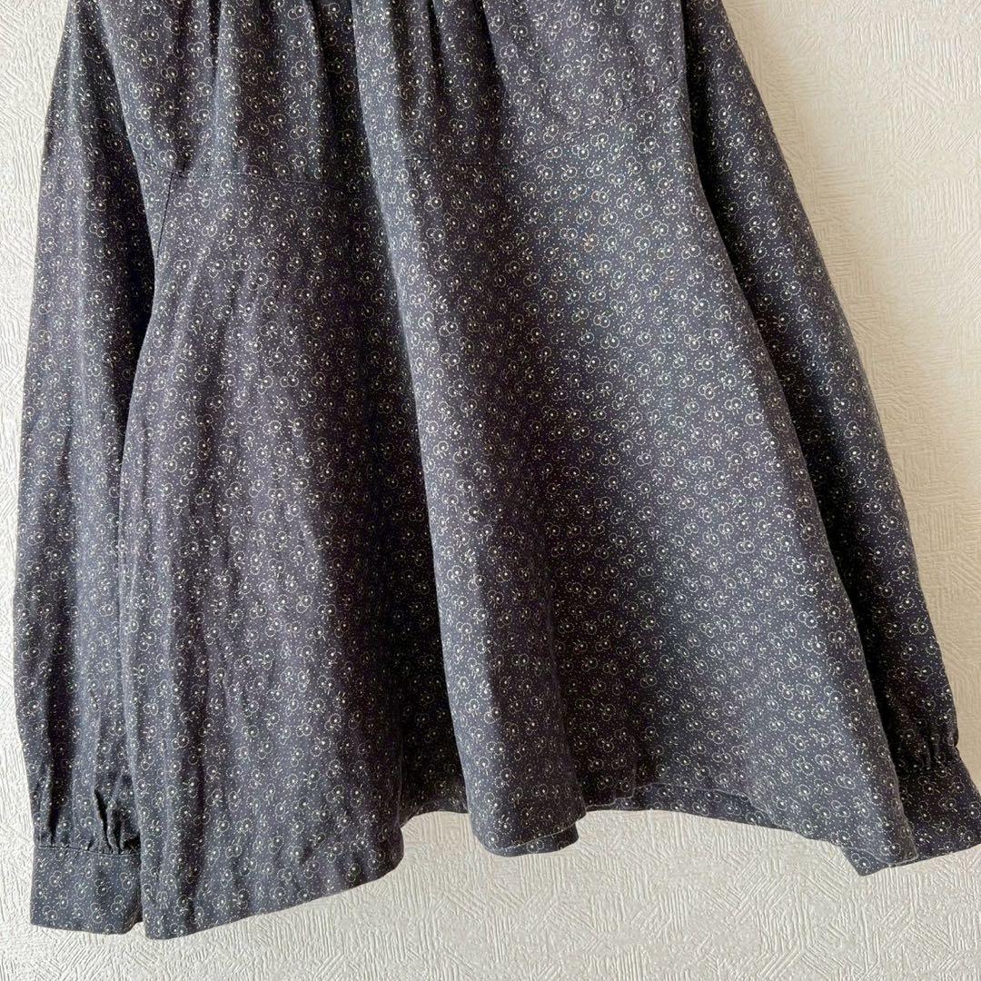 Lisette プラタンヌ・フリュイ ジョアン ハイネックブラウス リネン混