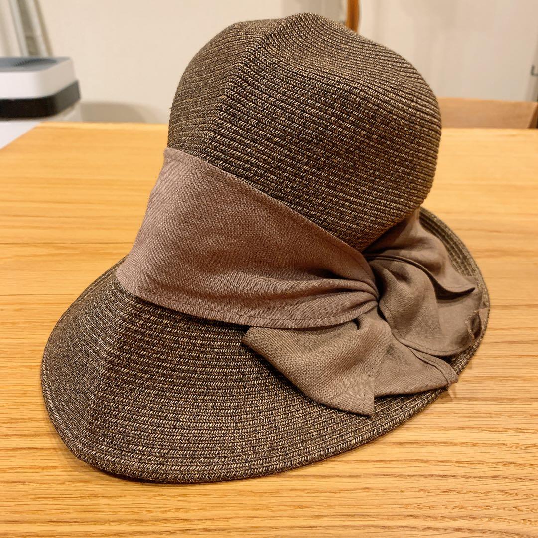 カシラ　ca4la 麦わら帽子　ブラウン