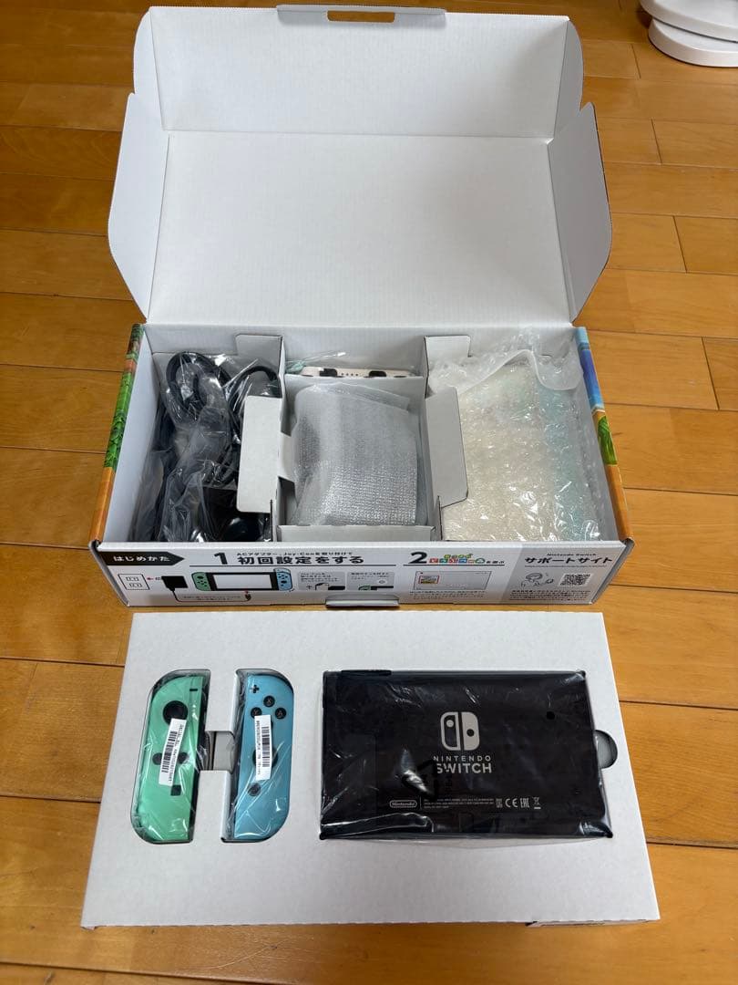 美品 Nintendo Switch どうぶつの森エディション 本体