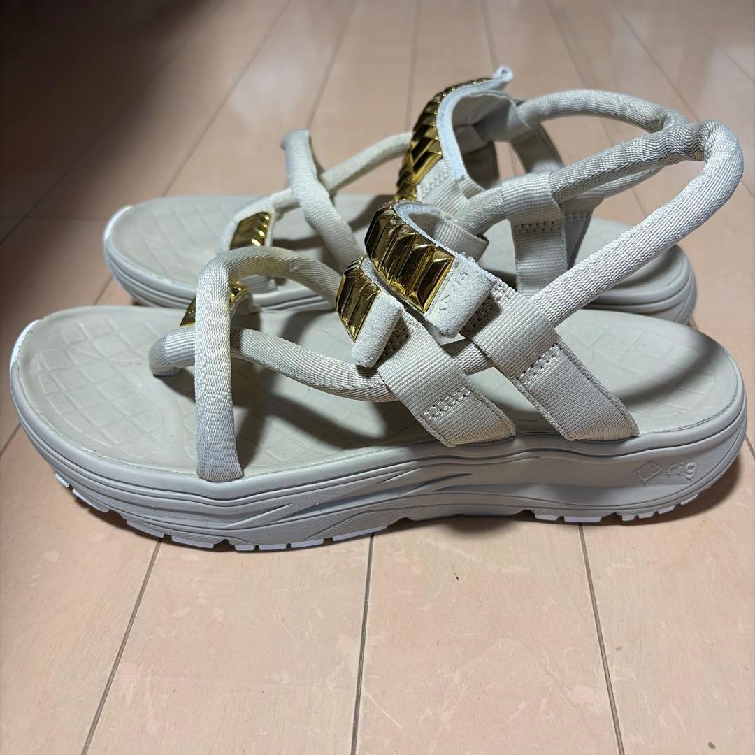 専用UNDERCOVER×nonnative スタッズサンダル ベージュ