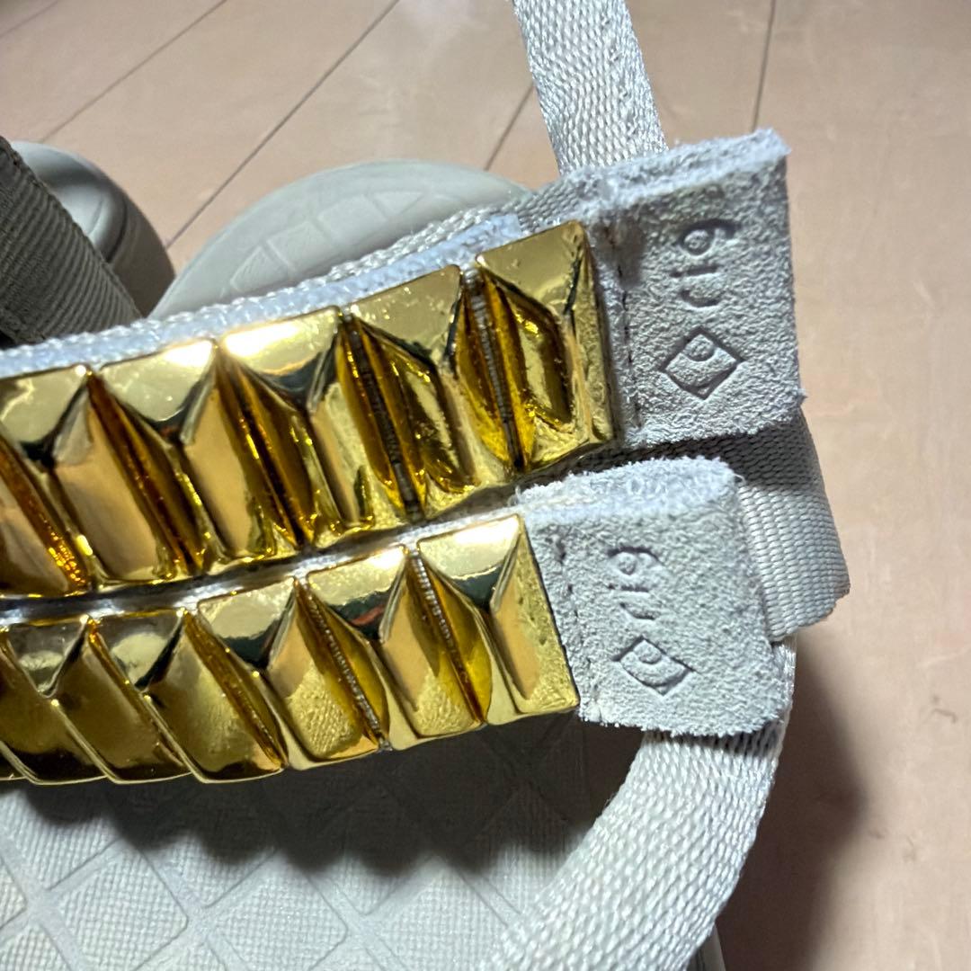 専用UNDERCOVER×nonnative スタッズサンダル ベージュ