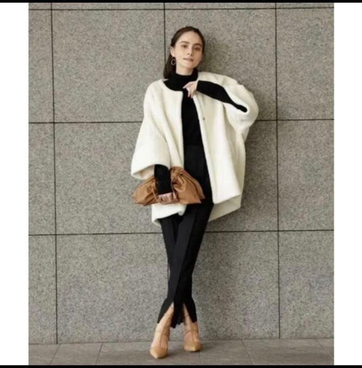 最終値下　CADUNE ボアコート　カデュネ　コート　36 マイストラーダ