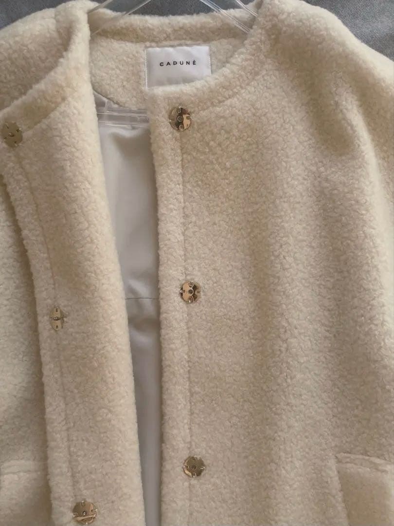 最終値下　CADUNE ボアコート　カデュネ　コート　36 マイストラーダ