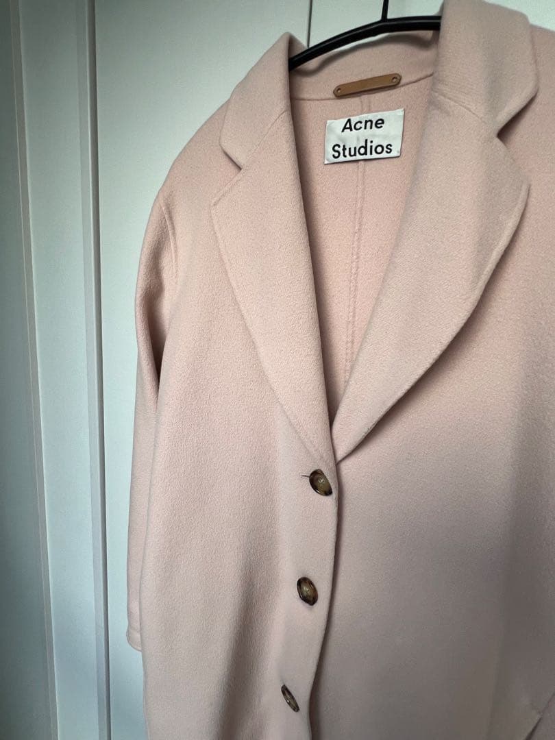 Acne Studios ペールピンク チェスターコート　お値下げしました