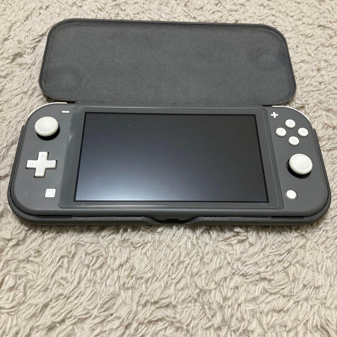 Nintendo Switch Lite グレー 本体 カバー付き