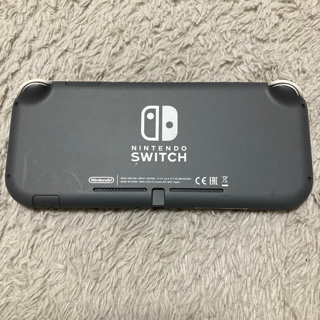Nintendo Switch Lite グレー 本体 カバー付き