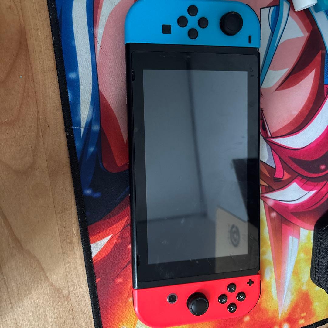 碧*！様 Nintendo Switch ネオンブルー/ネオンレッド 本体 ドッ