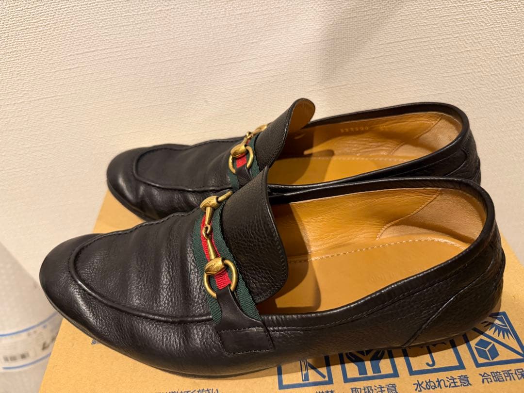 GUCCIグッチ ホースビット ローファー 2足セット メンズ レザー スエード
