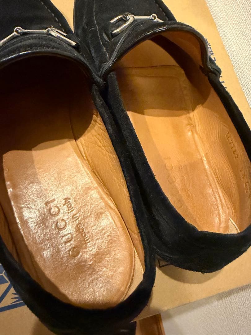 GUCCIグッチ ホースビット ローファー 2足セット メンズ レザー スエード