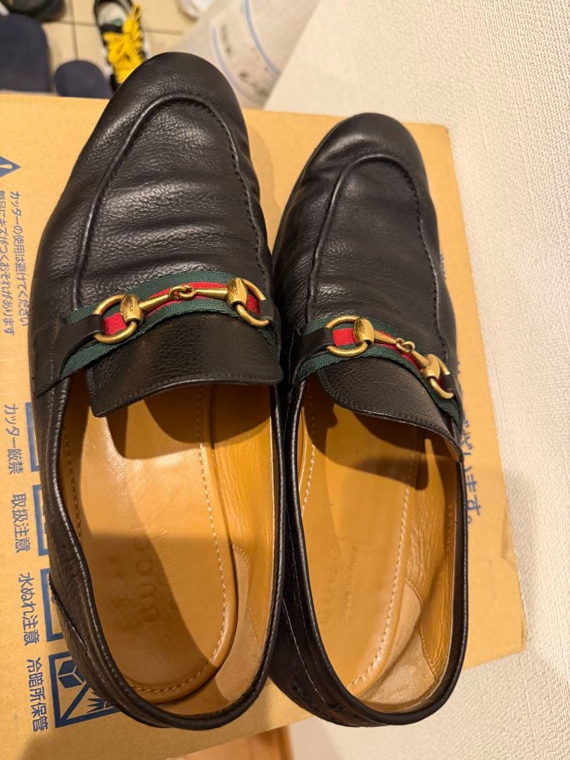 GUCCIグッチ ホースビット ローファー 2足セット メンズ レザー スエード