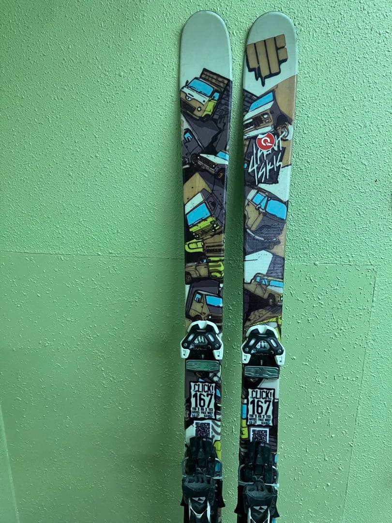 4FRNT 167cm グラフィックデザイン スキー板