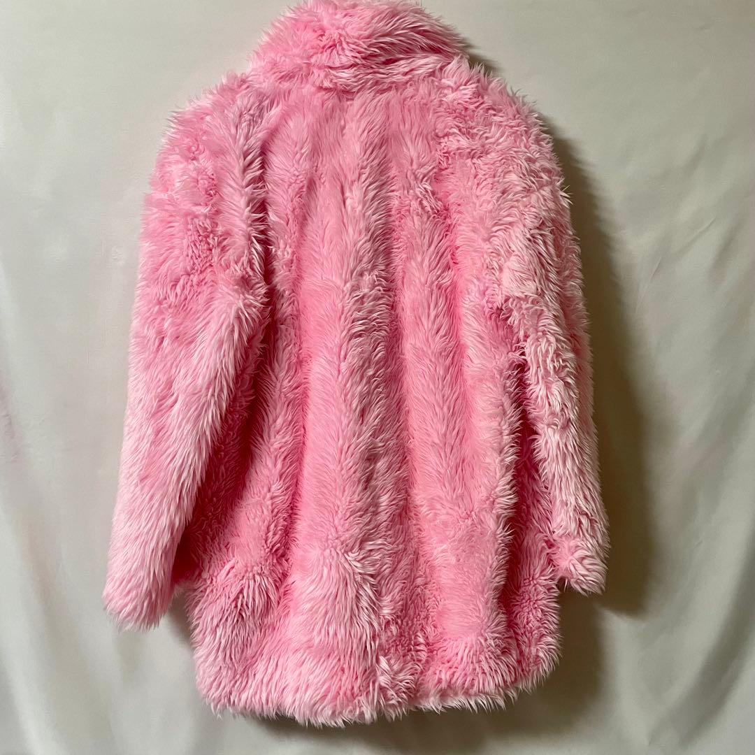 MSGM フェイクファーコート レディースL