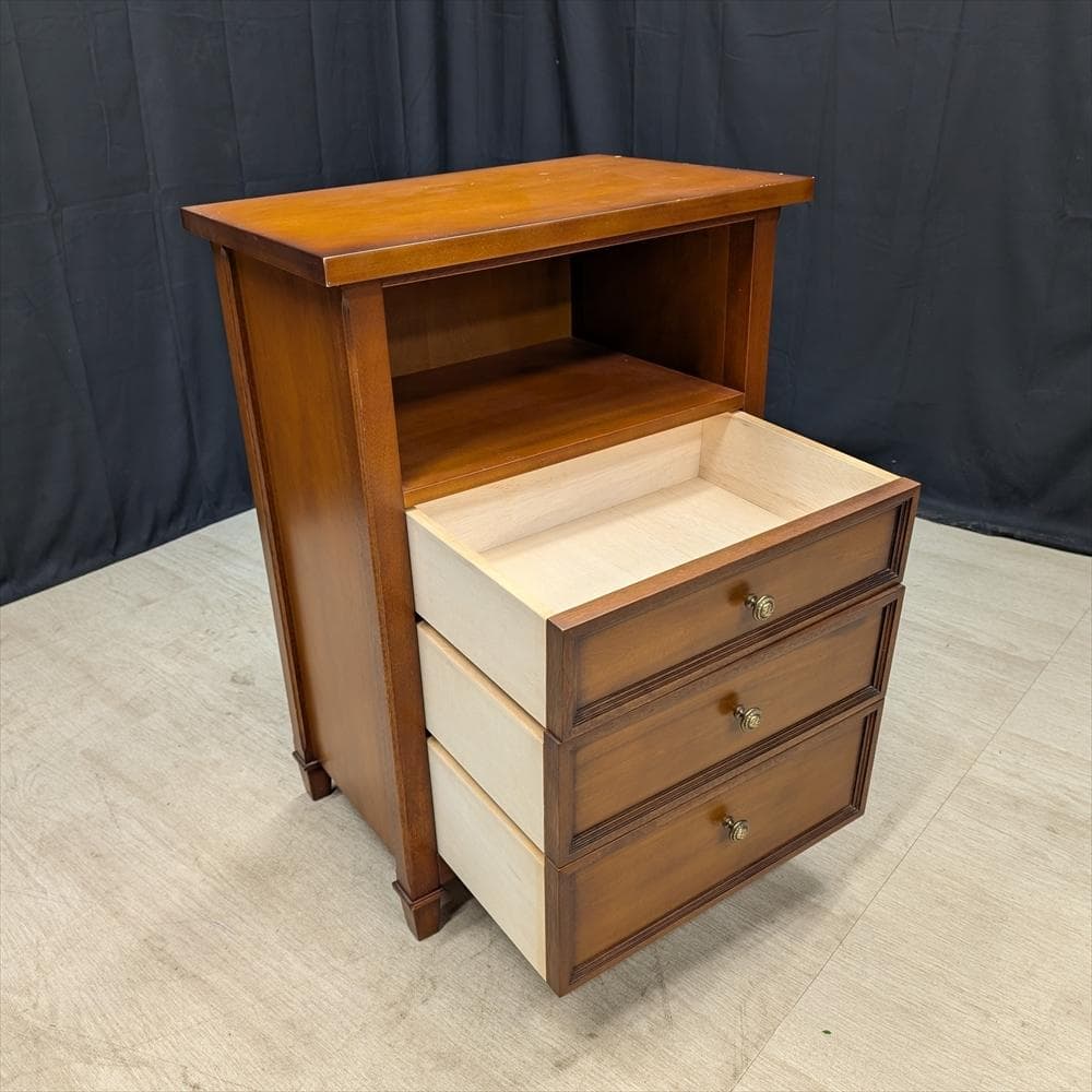 サイドチェスト　ドロワー　タンス　チェスト　花台　電話台　飾り台　ベットサイド
