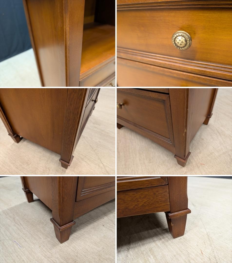 サイドチェスト　ドロワー　タンス　チェスト　花台　電話台　飾り台　ベットサイド