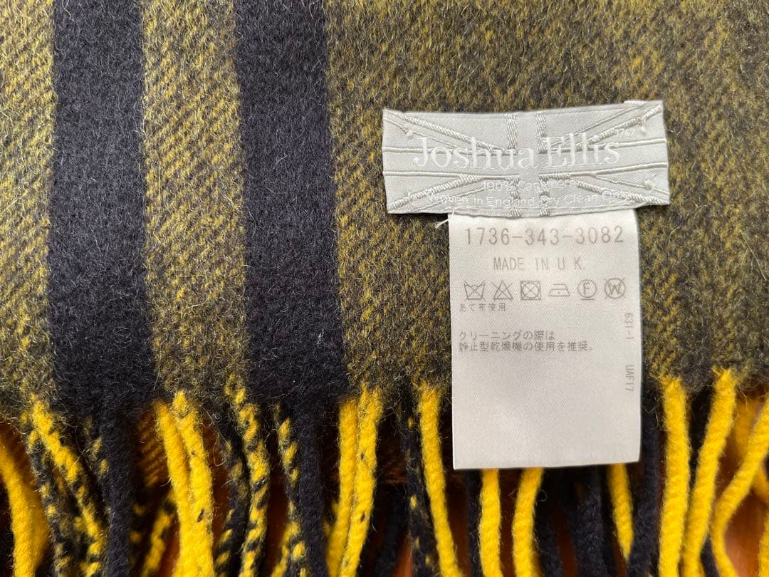 Joshua Ellis カシミア大判ストール