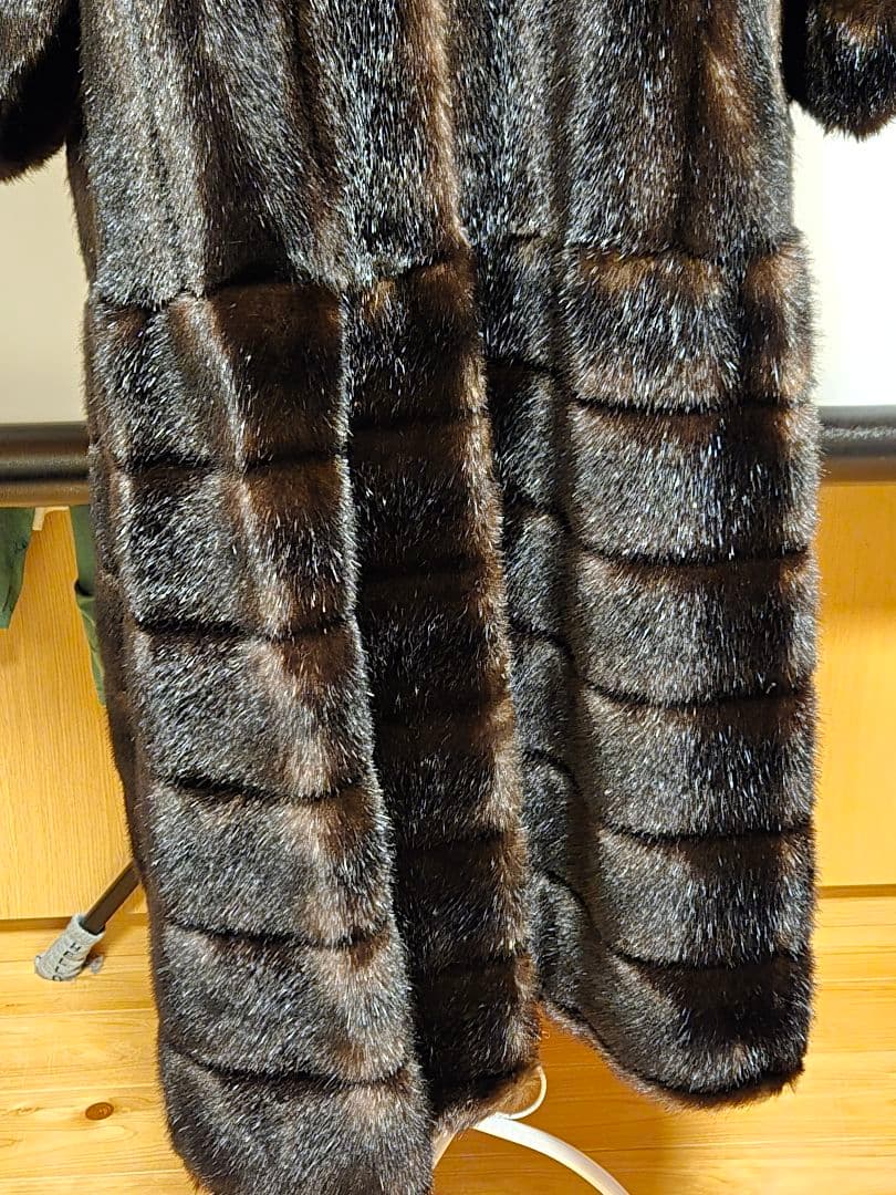 フェイクファーロングコ－ト