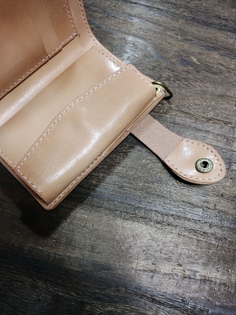 Middle Leather Wallet ミドルウォレット・ザ・ホックタイプ