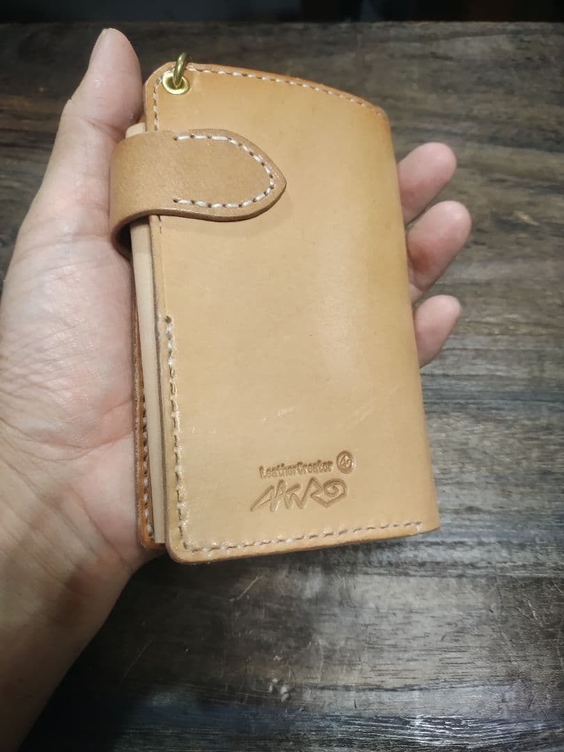 Middle Leather Wallet ミドルウォレット・ザ・ホックタイプ