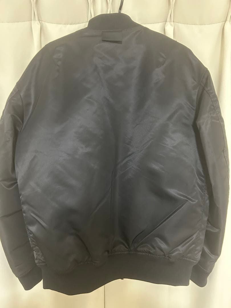 +J復刻版ハイブリッドダウンオーバーサイズMA1 Mサイズ ブラック