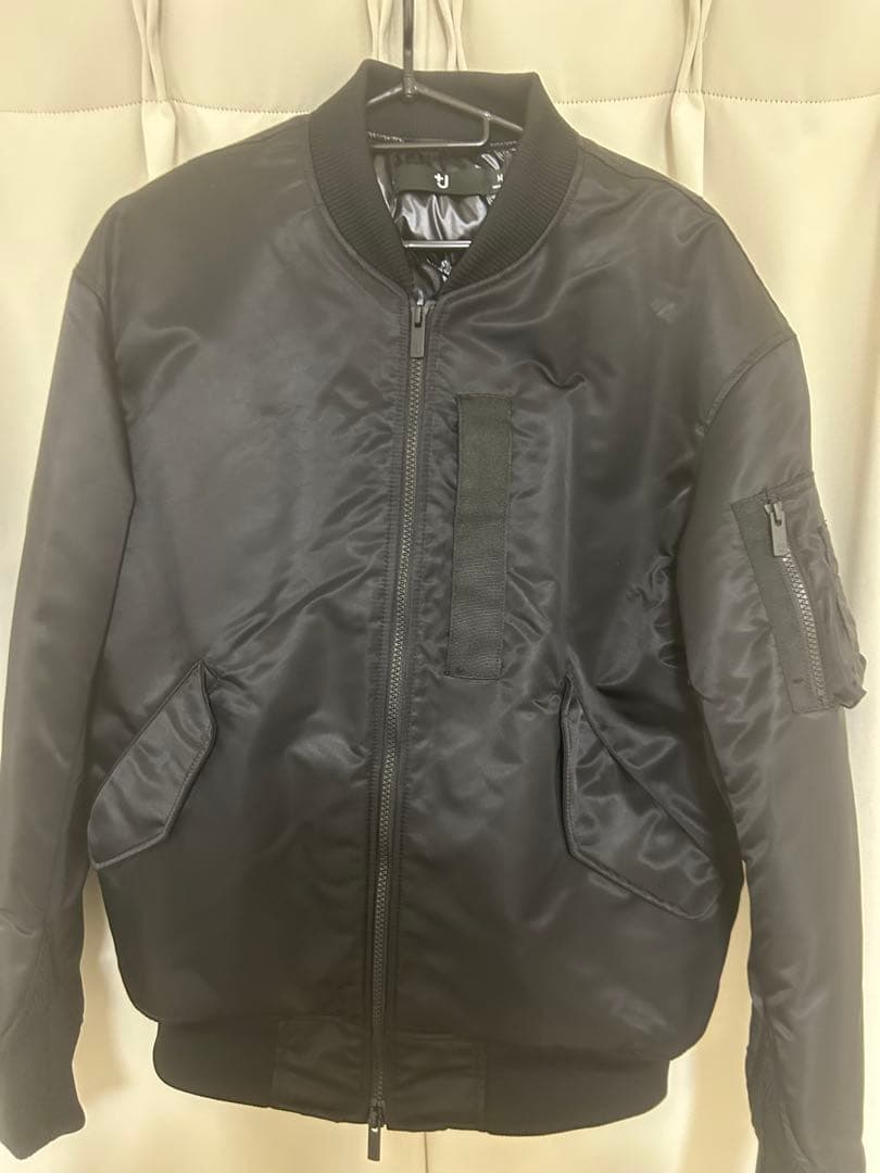 +J復刻版ハイブリッドダウンオーバーサイズMA1 Mサイズ ブラック