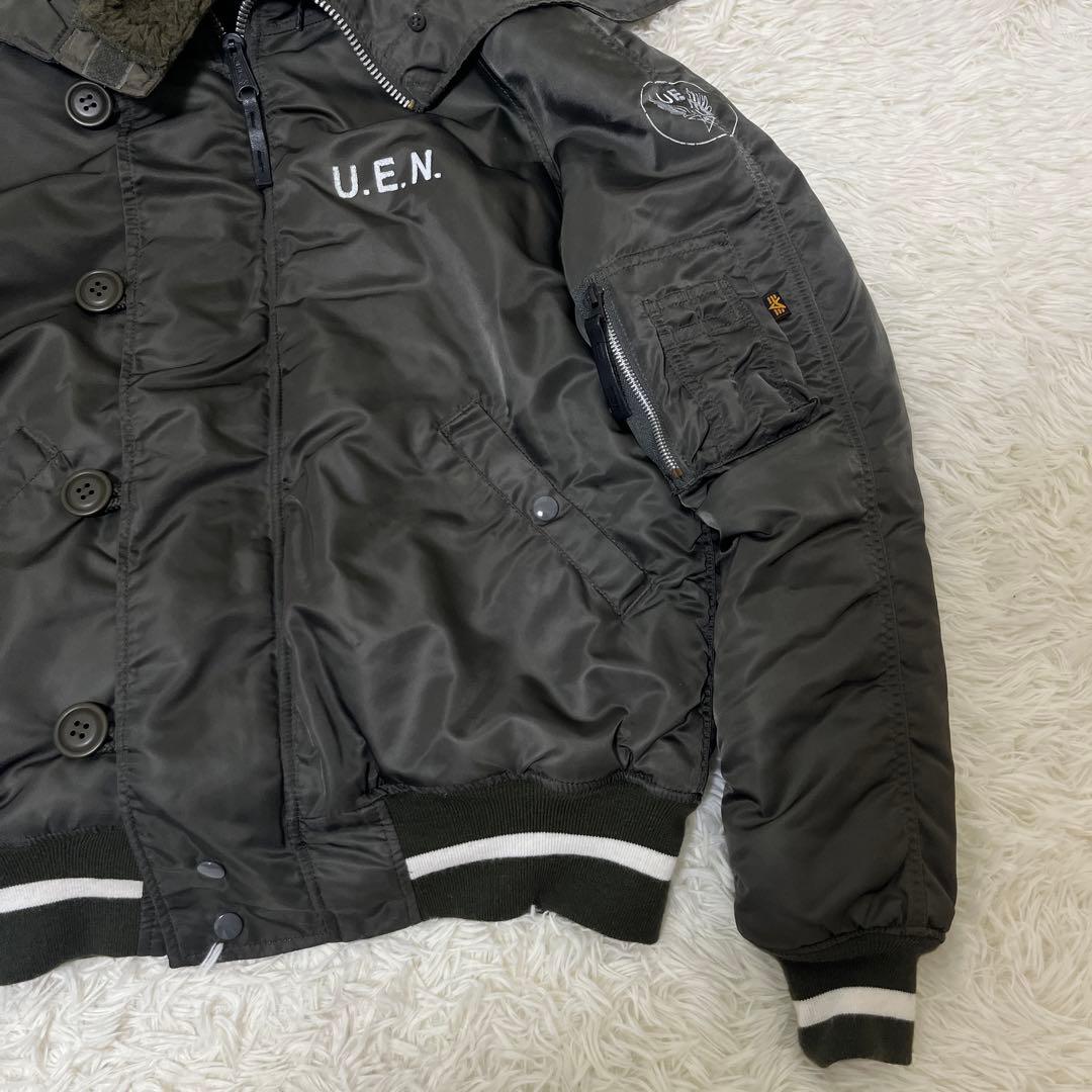 アルファインダストリーズ N-2B フライトジャケット カーキ